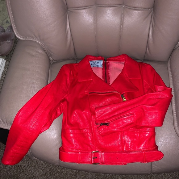 Red Authentic Prada Jacket - Picture 3 of 13